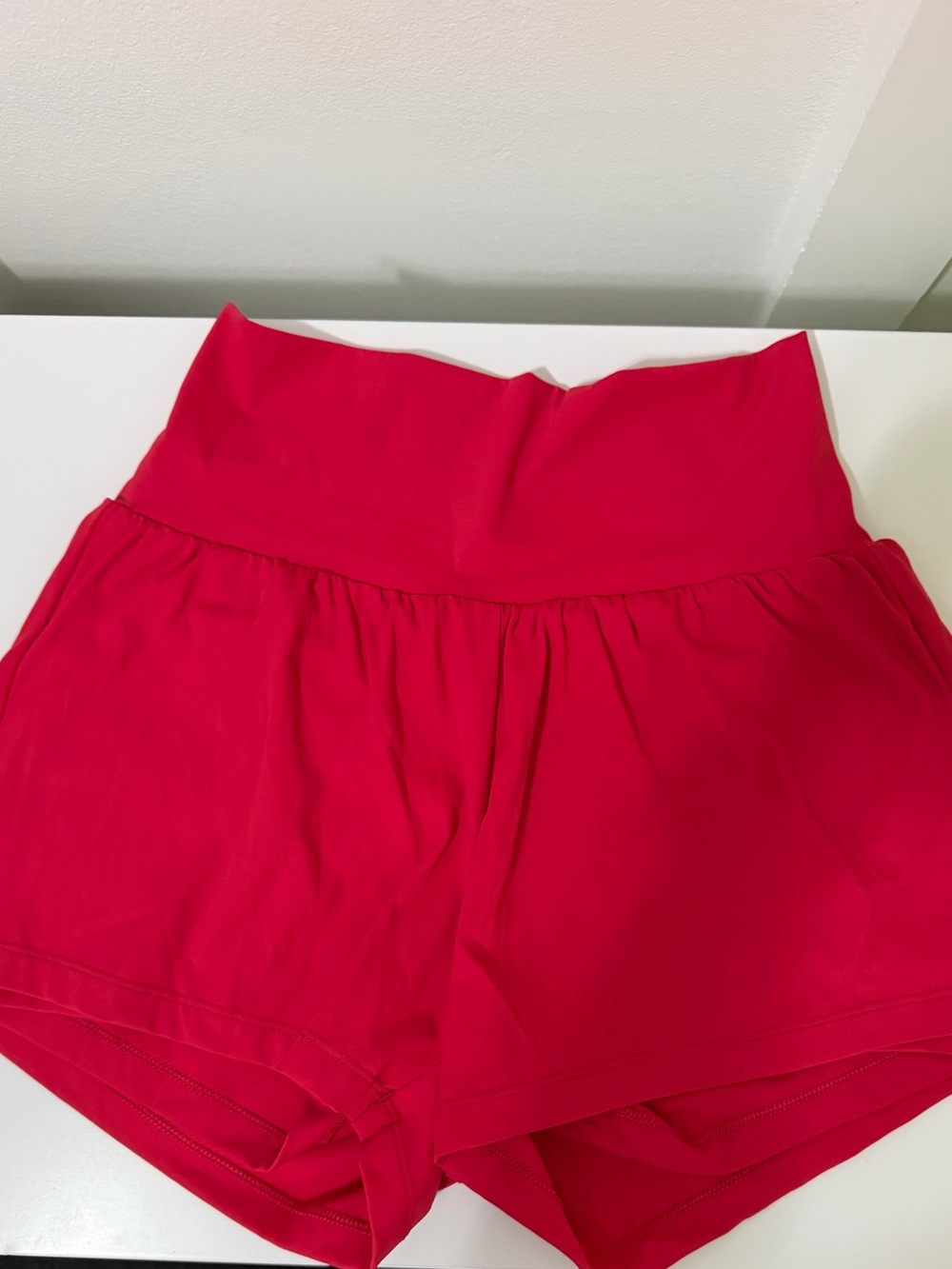 HALARA High-Waist Scarlet Athletic Shorts